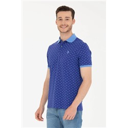 Erkek Kobalt Mavi Tişört