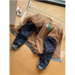 Джинсовая теплая куртка   Mi*u Mi*u 🩷