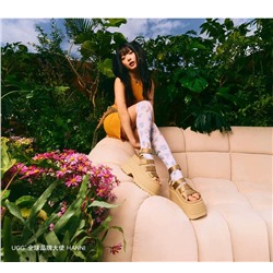 Женские босоножки на высокой платформе  УГ*Г ❄️  Реплика 1:1