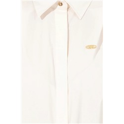 Kadın Krem Kısa Kollu Gömlek