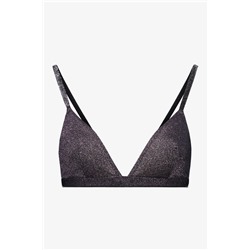 Sujetador NATURAL lurex terciopelo negro