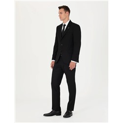 Siyah Slim Fit Takım Elbise