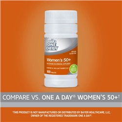 21st Century, One Daily, Women's 50+, Multivitamin Multimineral, 100 Tablets