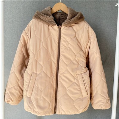 Детская двусторонняя куртка с капюшоном, экспорт в Японию