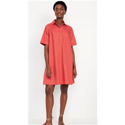Mini Swing Shirt Dress