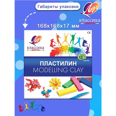 Пластилин "Луч" 12 цветов 60944