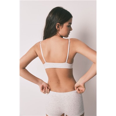 Sujetador triangular Seamless gris