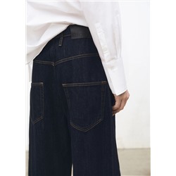 Tejano wideleg tiro bajo rinse wash