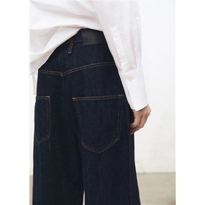 Tejano wideleg tiro bajo rinse wash