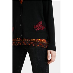 Chaqueta punto boho