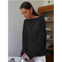 Свитер прозрачный  ( видела обзор, выглядит как на фото, пишут, что мягкий)