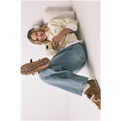 Sudadera corta lisa felpa algodón amarilla