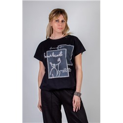 Нарядная футболка на кулиске арт.А2006