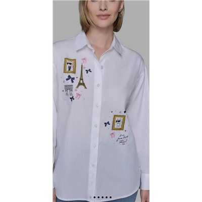 Хлопковая рубашка КАР*Л 😎