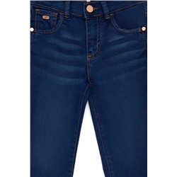 Kız Çocuk Koyu Mavi Jean Pantolon