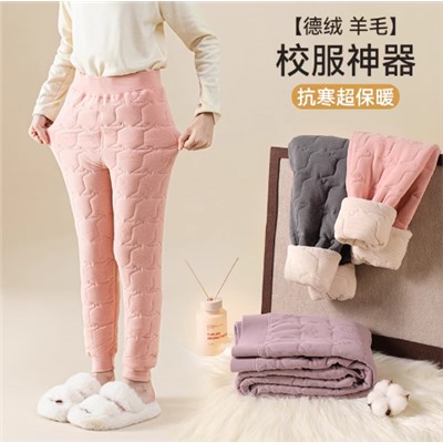 Детские теплые шерстяные брюки 2025 года