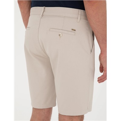 Taş Slim Fit Dokuma Şort