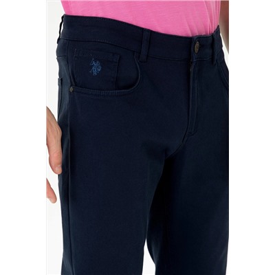 Erkek Lacivert Kanvas Pantolon