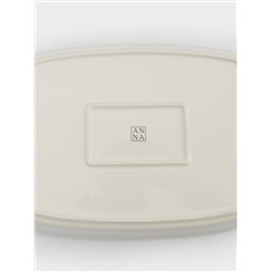 Форма для запекания, 29х22 см, керамика, прямоугольная, молочная, Baker