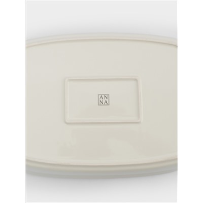 Форма для запекания, 29х22 см, керамика, прямоугольная, молочная, Baker