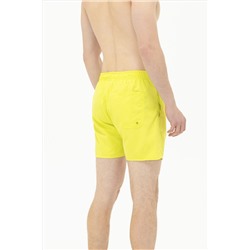 Erkek Neon Sarı Deniz Şortu