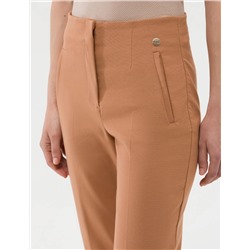 Kahverengi Havuç Fit Kumaş Pantolon