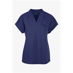 Cherokee Atmos Women's 1-Pocket STRETCH Dolman Sleeve Tuck In V-Neck Scrub Top