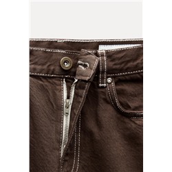 ZW COLLECTION BALLOON MID-WAIST JEANS