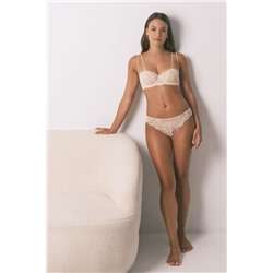 Sujetador balconette PRETTY encaje nude