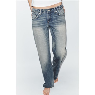 TRF LOW-RISE WIDE-LEG JEANS