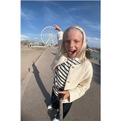 TEXTURED JACKET WITH BUTTONS