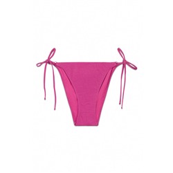 Braga bikini clásica tira rosa brillo