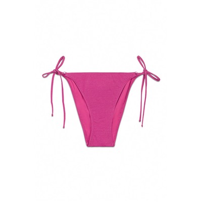 Braga bikini clásica tira rosa brillo