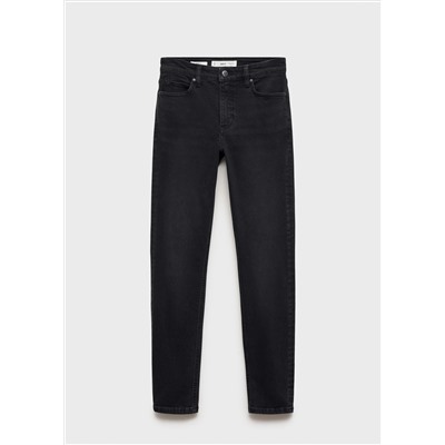 Jeans skinny tiro medio