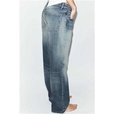 TRF LOW-RISE WIDE-LEG JEANS