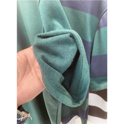 Мужское поло с белым рубашечным воротником  C*&*A  Экспорт