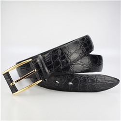 Ремень из кожи крокодила 35 мм