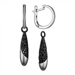 Серьги  серебро 52977SB