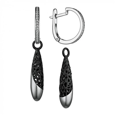 Серьги  серебро 52977SB