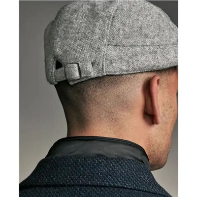 Ретро шерстяная регулируемая кепка и берет для мужчин и женщин