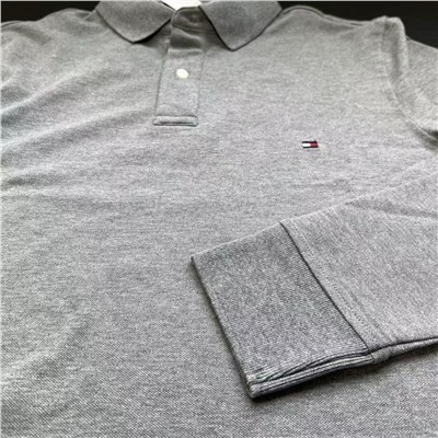 Мужское поло с длинным рукавом ТОММИ ХИЛФИГЕ*Р