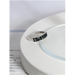 Серьги из серебра с фианитами родированные 925 пробы 2-199р216