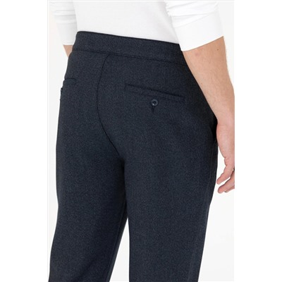 Erkek Lacivert Kanvas Pantolon