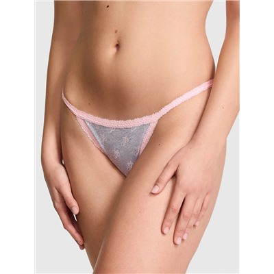 PINK Wink™ Lace-Trim String Bikini Panty