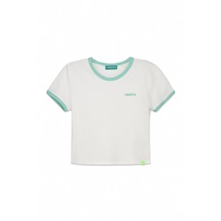 Camiseta lisa manga corta 100% algodón blanca