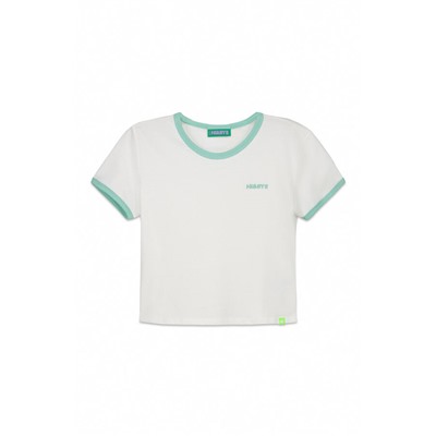 Camiseta lisa manga corta 100% algodón blanca