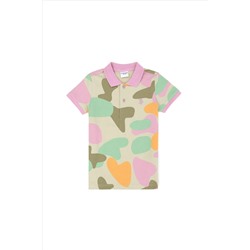 Erkek Çocuk Gri Polo Yaka Tişört