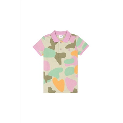 Erkek Çocuk Gri Polo Yaka Tişört