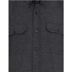 Siyah Comfort Fit Uzun Kollu Gömlek