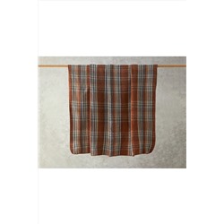 English Home Plaid Waffle Scotch Tek Kişilik Battaniye 150x200 Cm Terracotta 10040173